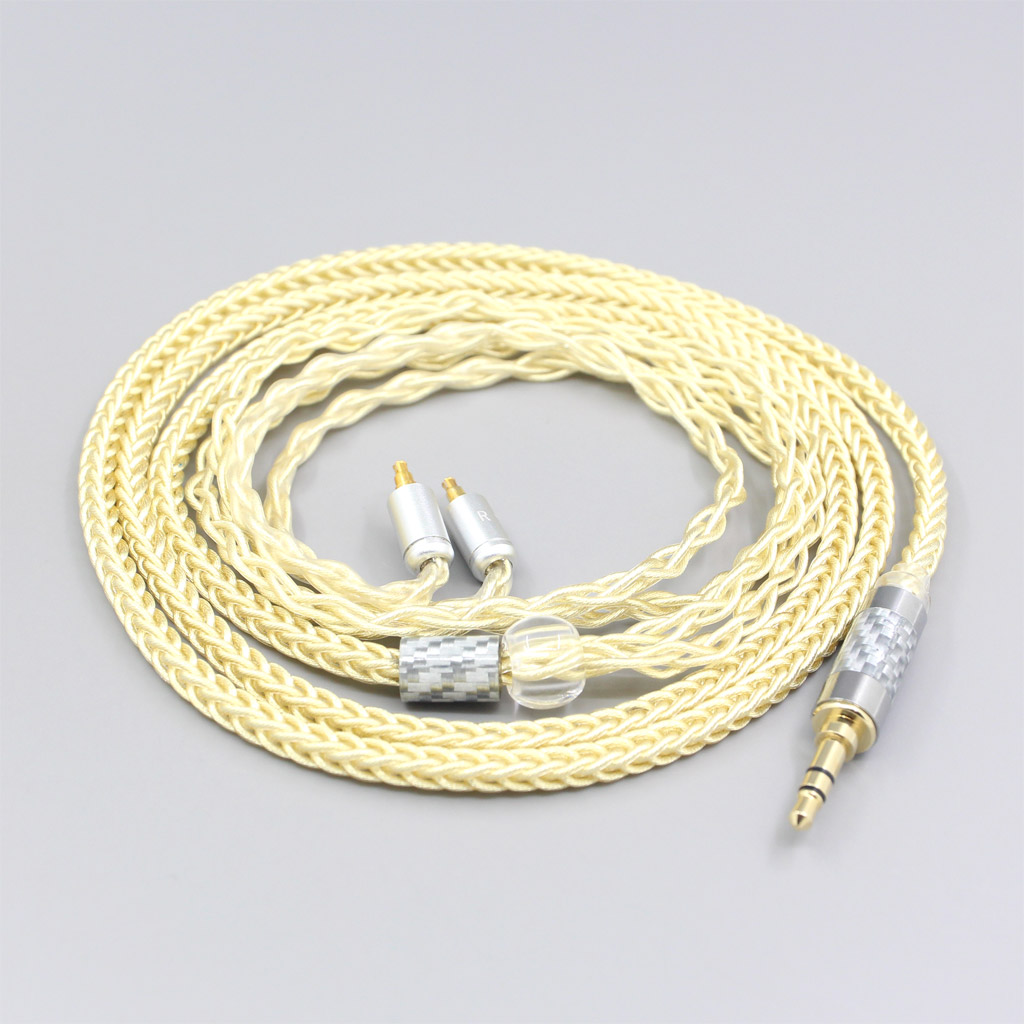 8 Core Gold Plated + Palladium Silver OCC alloy Cable For Sennheiser IE40 Pro IE40pro Earphone