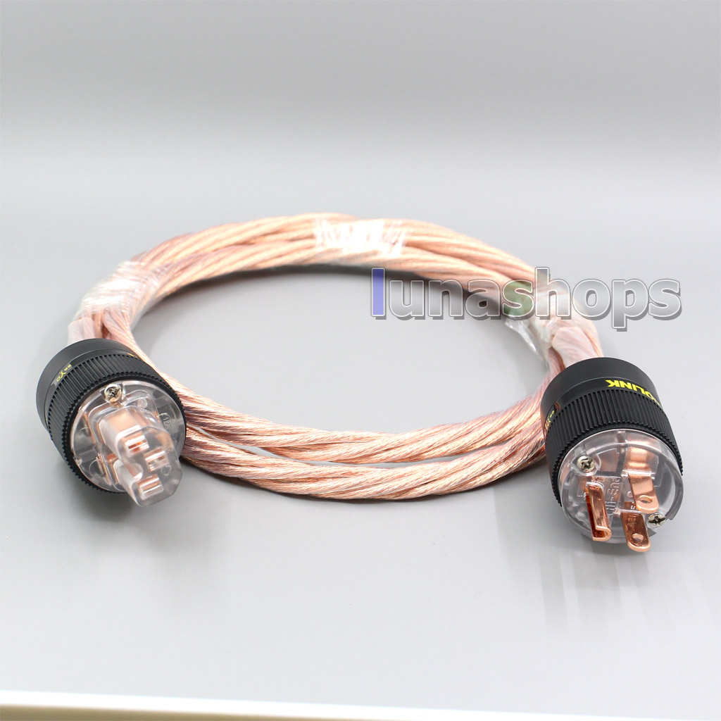 Custom Handmade Acrolink Silver Plated Power cable For Tube amplifier CD Player AK-bs726