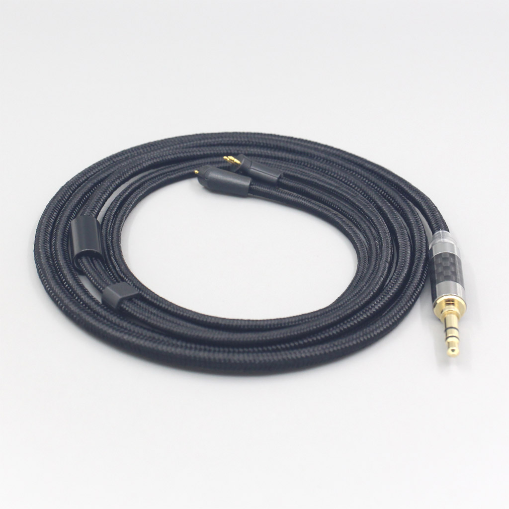 2.5mm 4.4mm Super Soft Headphone Nylon OFC Cable For Etymotic ER4B ER4PT ER4S ER6I ER4 2pin Earphone