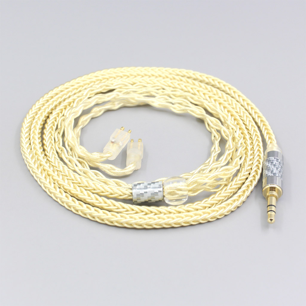 8 Core Gold Plated + Palladium Silver OCC Alloy Cable For Fitear To Go! 334 private c435 mh334 Jaben 111(F111) MH333 Earphone