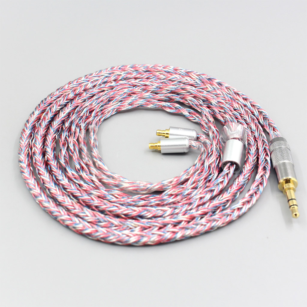 16 Core Silver OCC OFC Mixed Braided Cable For Sennheiser IE400 IE500 Pro Earphone