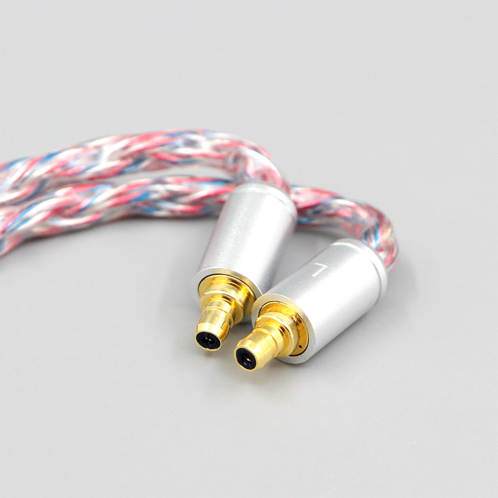 16 Core Silver OCC OFC Mixed Braided Cable For Sennheiser IE400 IE500 Pro Earphone