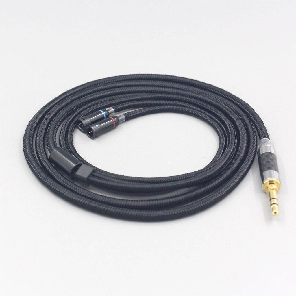 2.5mm XLR 4.4mm Super Soft Headphone Nylon OFC Cable For Sennheiser IE8 IE8i IE80 IE80s Metal Pin