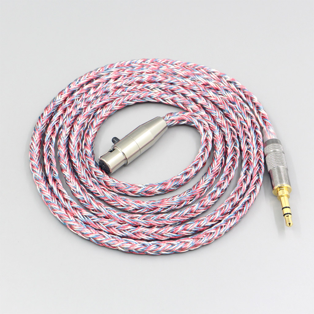 16 Core Silver OCC OFC Mixed Braided Cable For AKG Q701 K702 K271 K272 K240 K141 K712 K181 K267 K712 Headphone