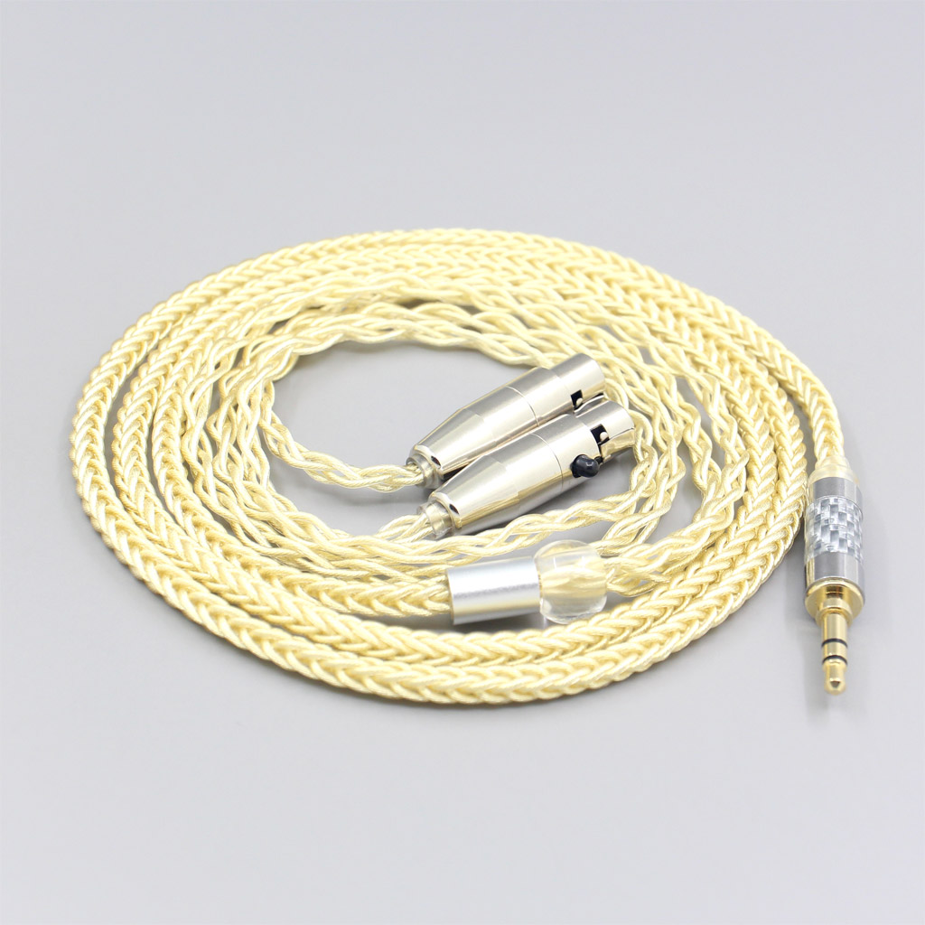 8 Core Gold Plated + Palladium Silver OCC alloy Cable For Audeze LCD-3 LCD-2 LCD-X LCD-XC LCD-4z LCD-MX4 LCD-GX Headset Headphone