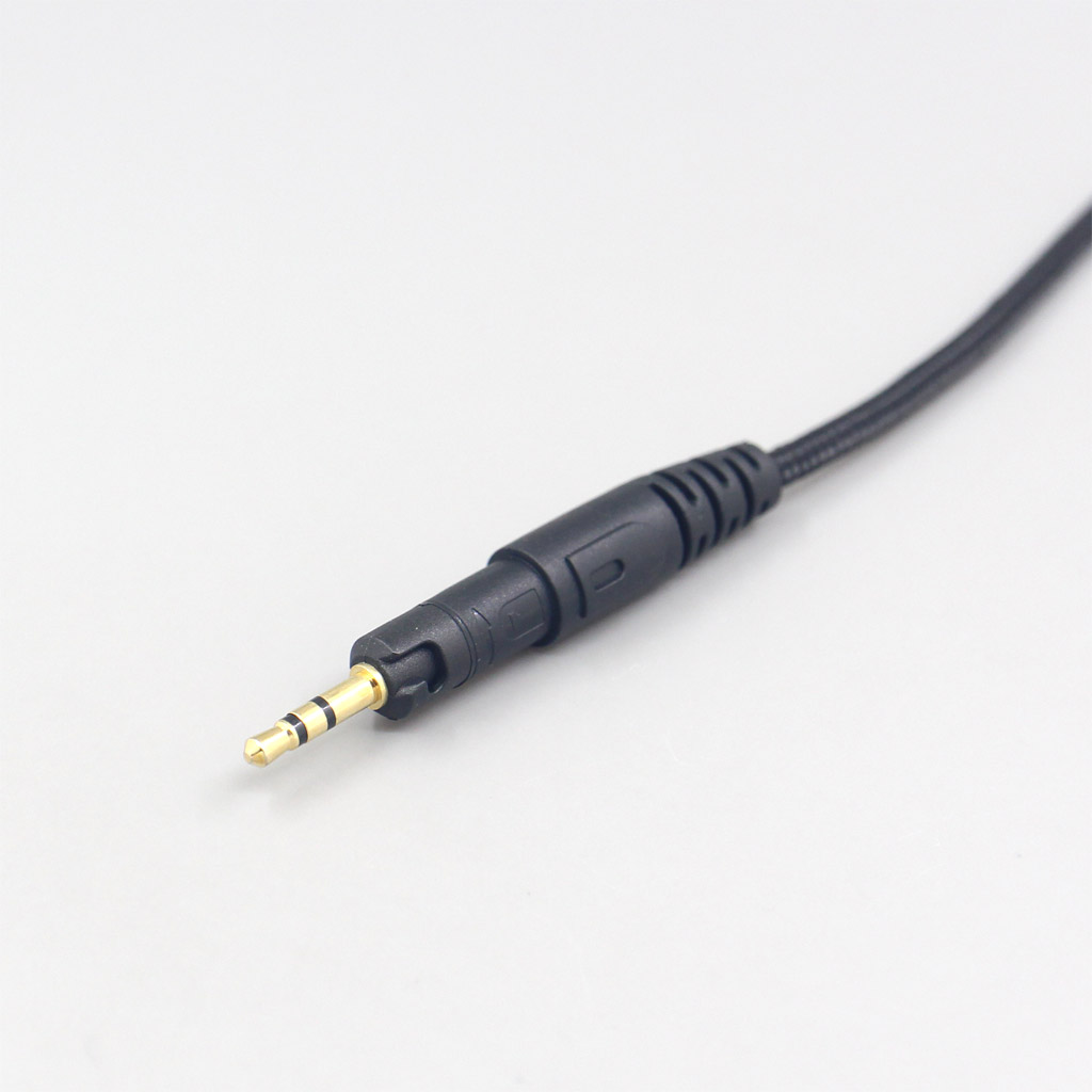 With Mic Remote Headphone Earphone Cable For Audio Technica ATH-M50x ATH-M40x ATH-M60X ATH-M70X