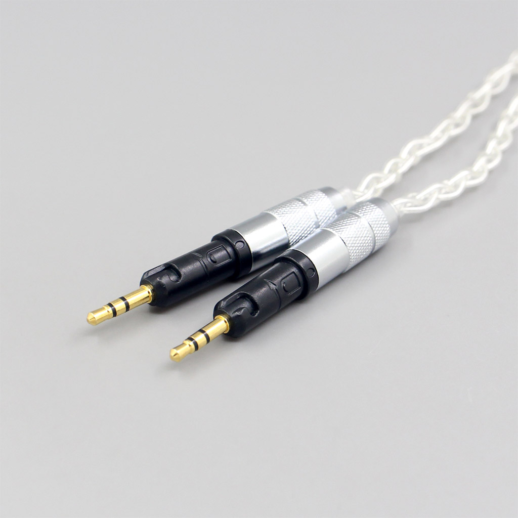 2.5mm 4.4mm 99% Pure Silver 8 Core Headphone Earphone Cable For Audio-Technica ATH-R70X headphone Earphone