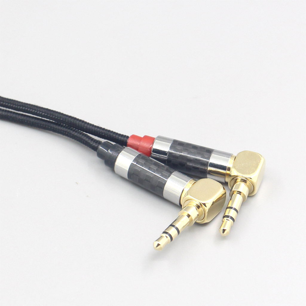 6.5mm XLR Super Soft Headphone Nylon OFC Cable For Verum 1 One Headphone Headset L Shape 3.5mm Pin Earphone headset