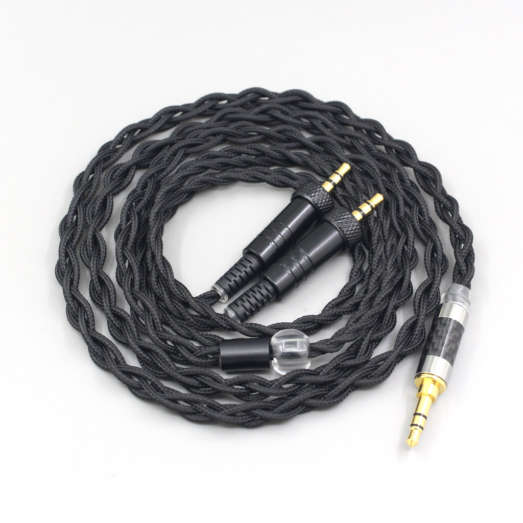Pure 99% Silver Inside Headphone Nylon Cable For Sony MDR-Z1R MDR-Z7 MDR-Z7M2 With Screw To Fix headphone Earphone headset