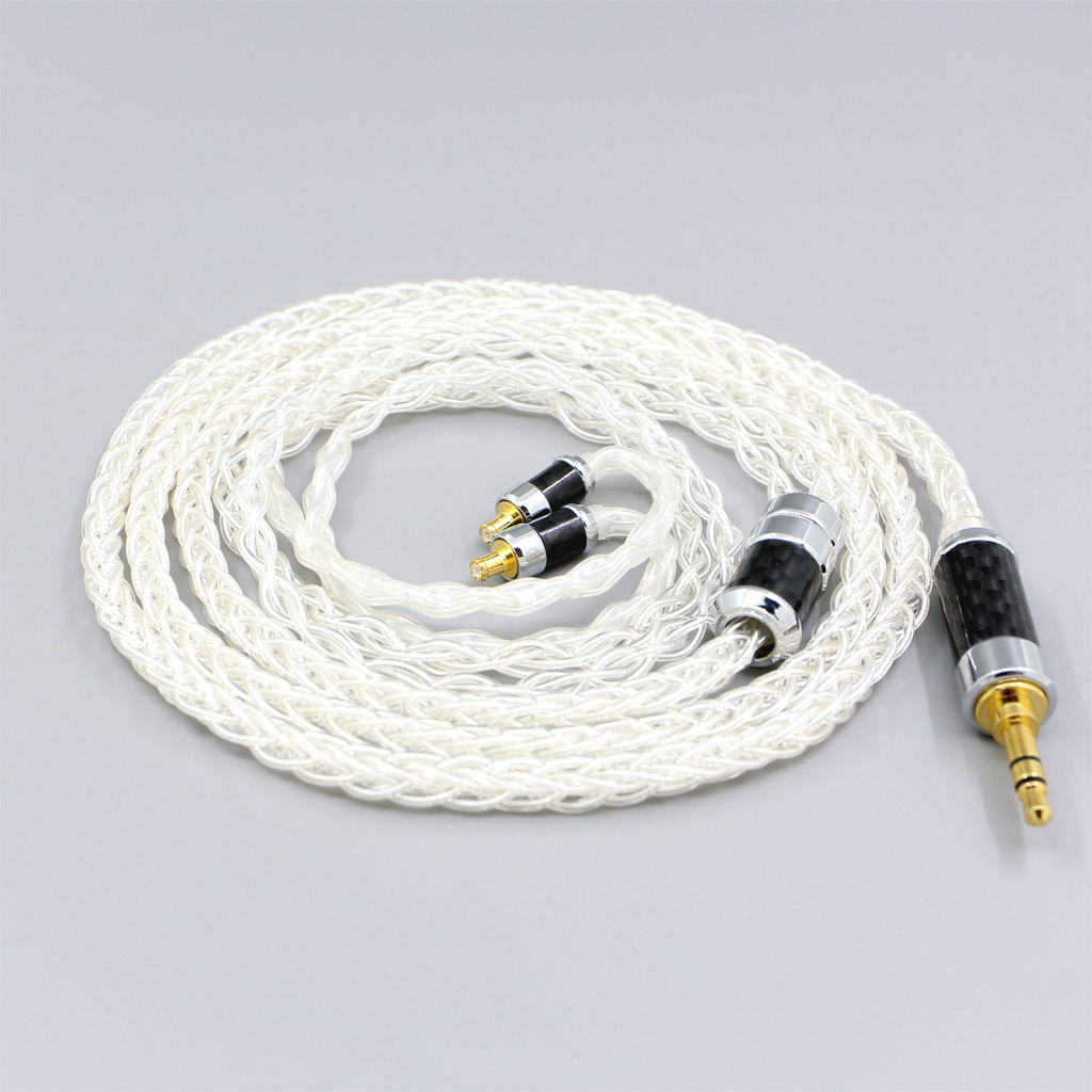 99% Pure Silver 8 Core Earphone Cable For Audio Technica ATH-CKR100 ATH-CKR90 CKS1100 CKR100IS CKS1100IS