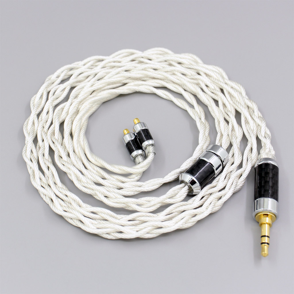 Graphene 7N OCC Silver Plated Shielding Coaxial Earphone Cable For Acoustune HS 1695Ti 1655CU 1695Ti 1670SS 4 core 