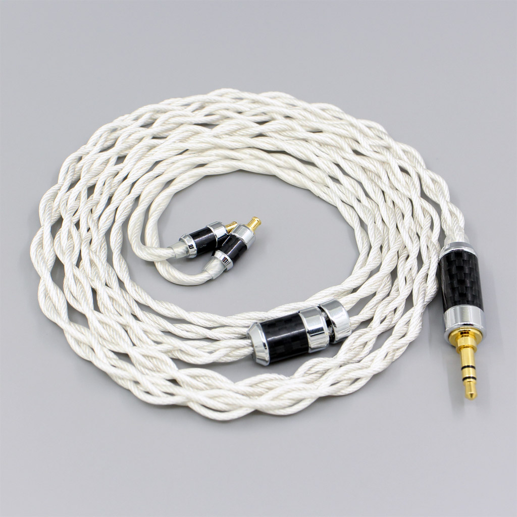 Graphene 7N OCC Silver Plated Coaxial Earphone Cable For Audio Technica ATH-CKR100 CKR90 CKS1100 CKR100IS CKS1100IS