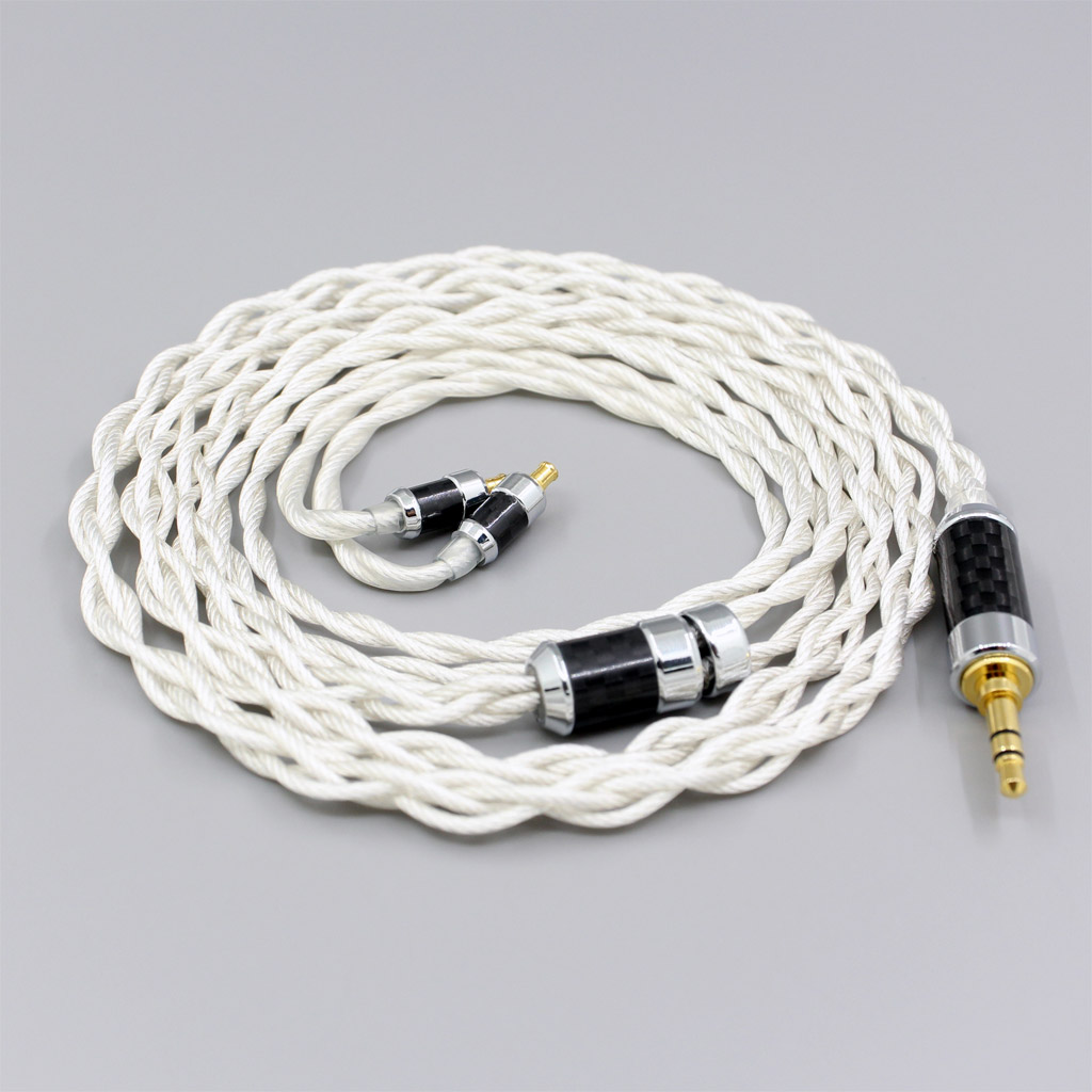 Graphene 7N OCC Silver Plated Coaxial Earphone Cable For Audio Technica ATH-CKR100 CKR90 CKS1100 CKR100IS CKS1100IS