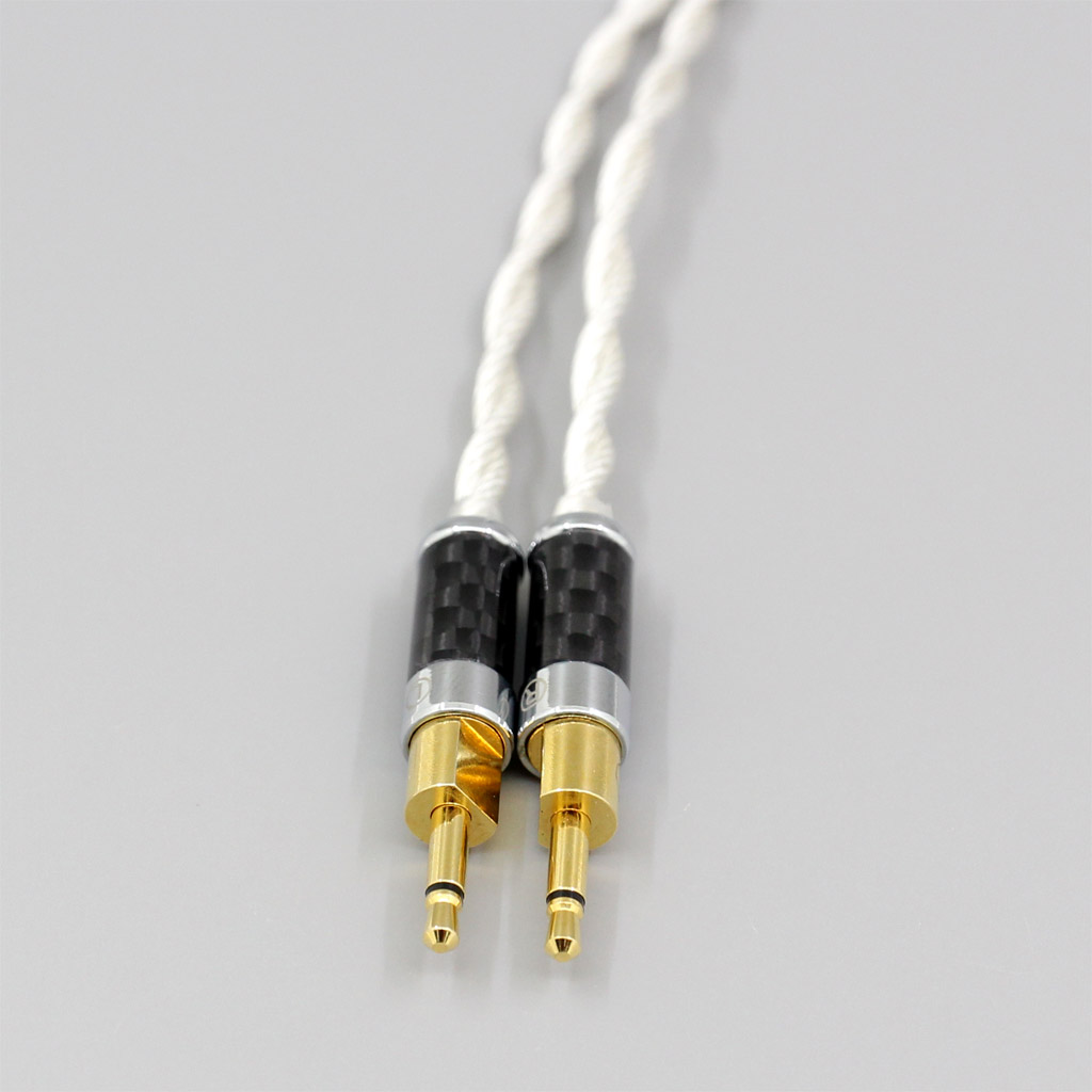 Graphene 7N OCC Silver Plated Type2 Earphone Cable For Sennheiser HD700 Headphone Dual 2.5mm pin 4 core 1.75mm