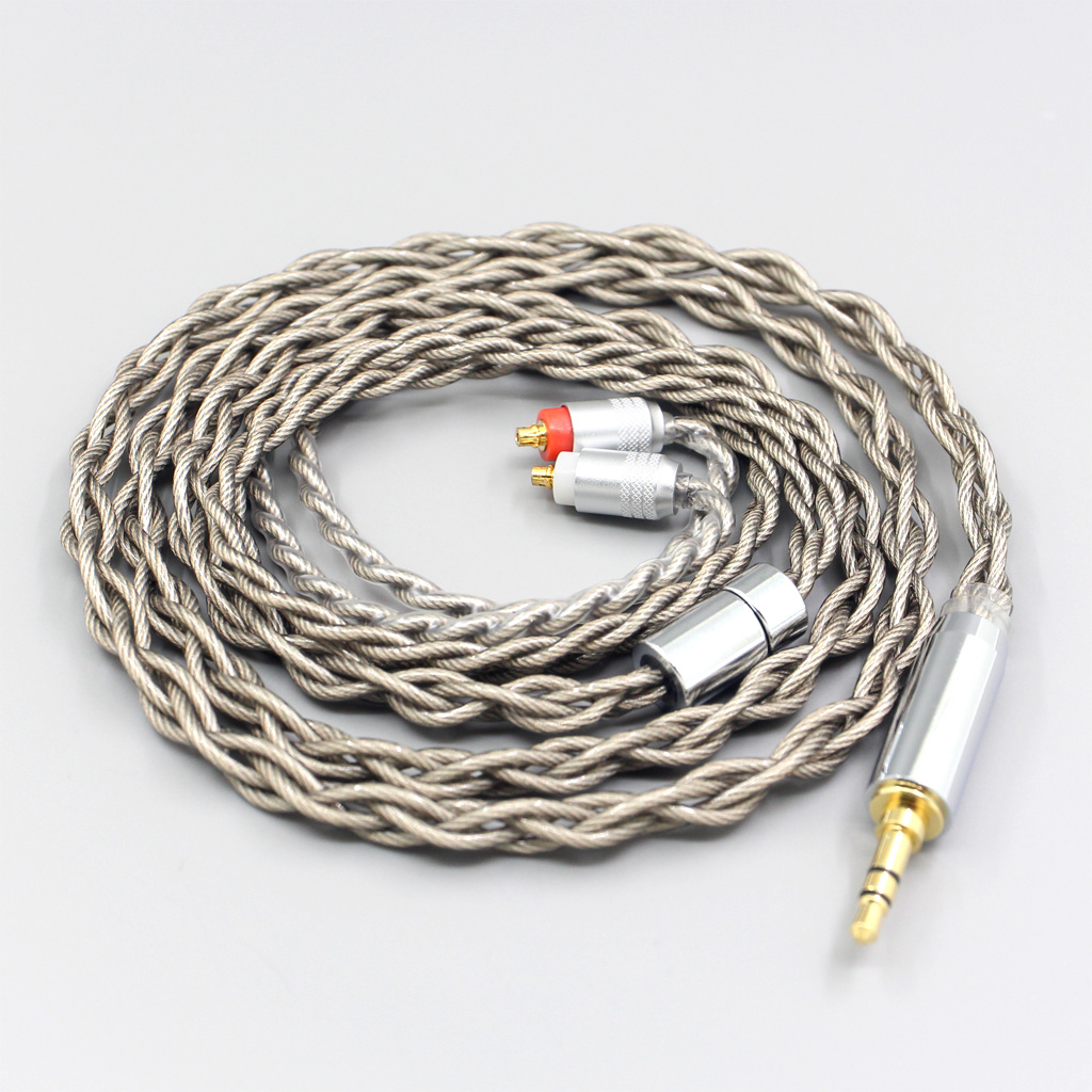 99% Pure Silver + Graphene Silver Plated Shield Earphone Cable For Sony IER-M7 IER-M9 IER-Z1R Headset 4 core 1.8mm