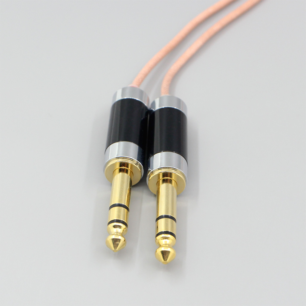 Type6 756 core Shielding 7n Litz OCC Earphone Cable For 3.5mm to Dual 6.5mm Male mixer power amplifier 2 core 2.8mm