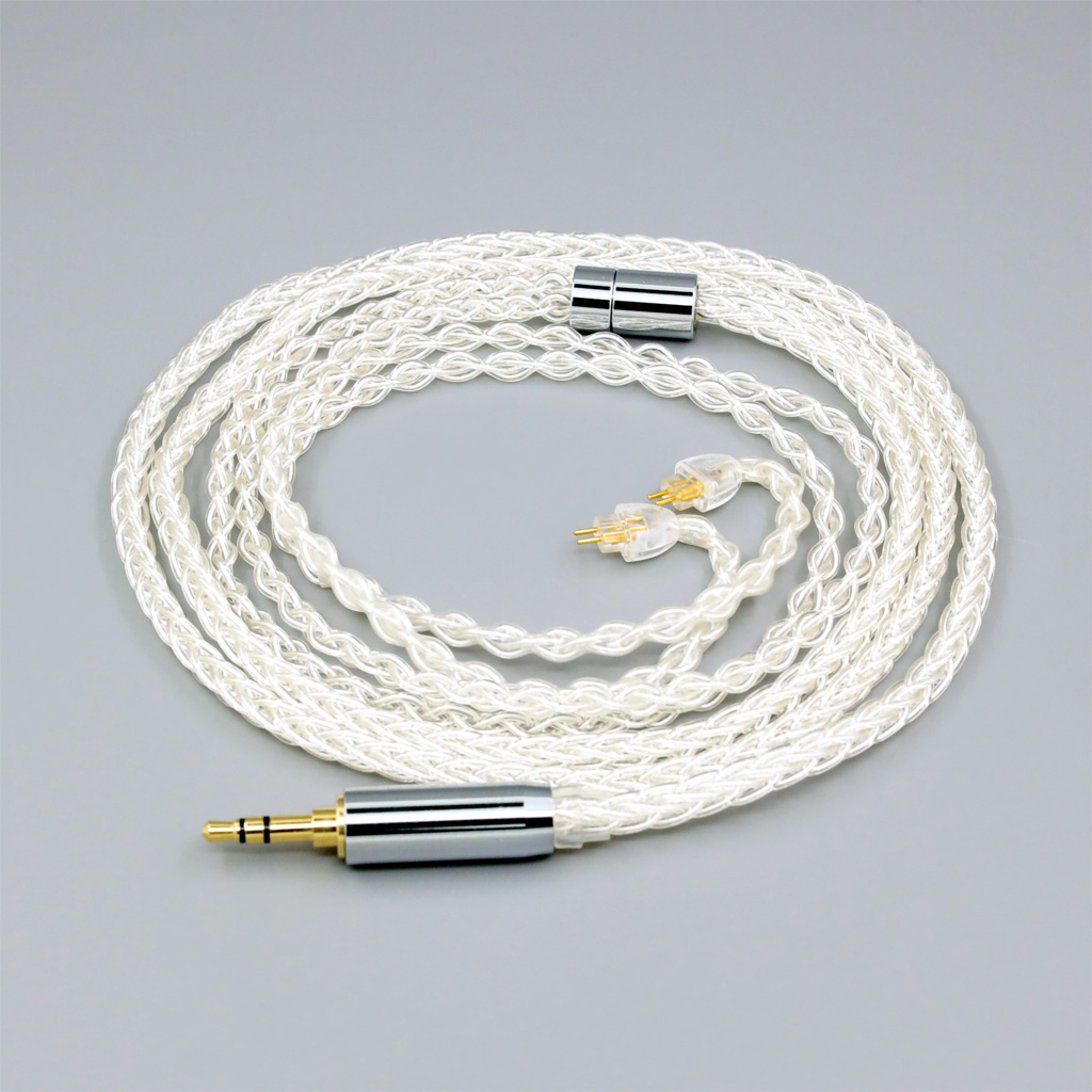 8 Core 99% 7n Pure Silver Palladium Earphone Cable For HiFiMan RE2000 Topology Diaphragm Dynamic Driver