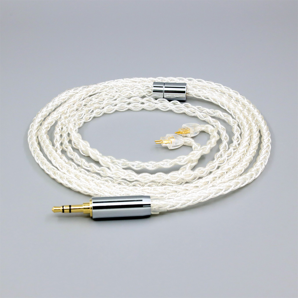8 Core 99% 7n Pure Silver Palladium Earphone Cable For HiFiMan RE2000 Topology Diaphragm Dynamic Driver
