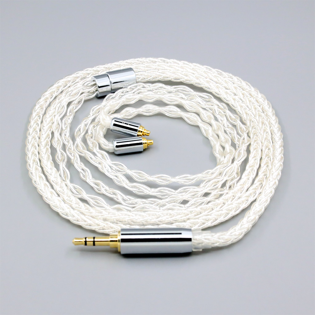 8 Core 99% 7n Pure Silver Palladium Earphone Cable For AKG N5005 N30 N40 MMCX Earphone