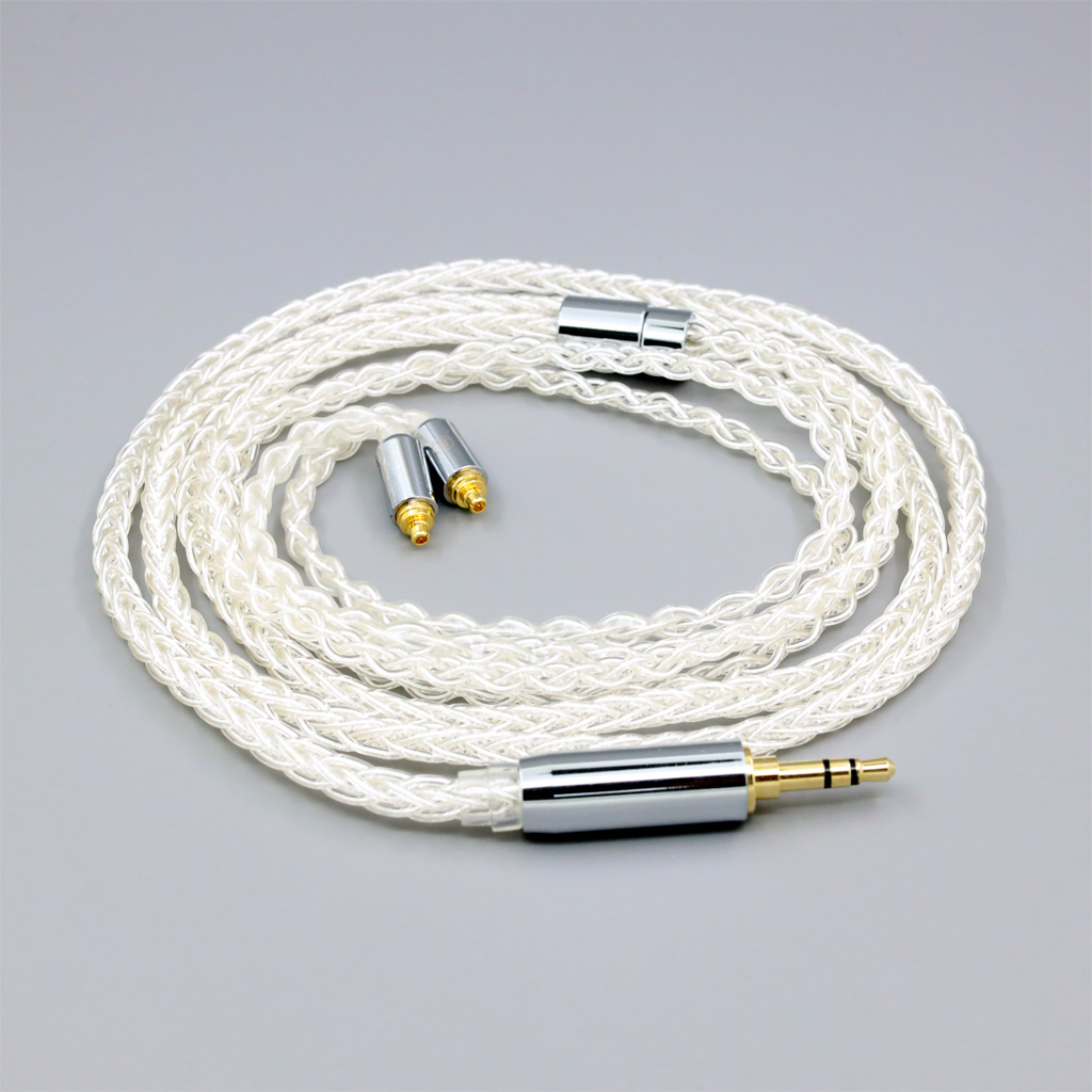 8 Core 99% 7n Pure Silver Palladium Earphone Cable For Sennheiser IE200 IE300 IE900 IE600