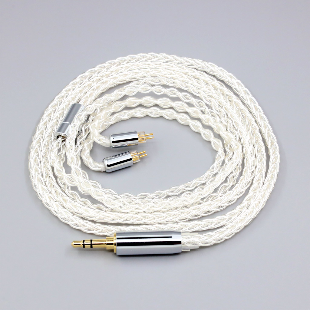8 Core 99% 7n Pure Silver Palladium Earphone Cable For 0.78mm 2pin BA Westone W4r UM3X UM3RC JH13 High Step