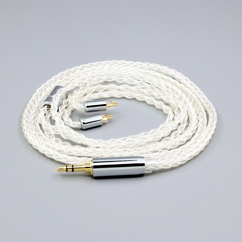8 Core 99% 7n Pure Silver Palladium Earphone Cable For 0.78mm 2pin BA Westone W4r UM3X UM3RC JH13 High Step