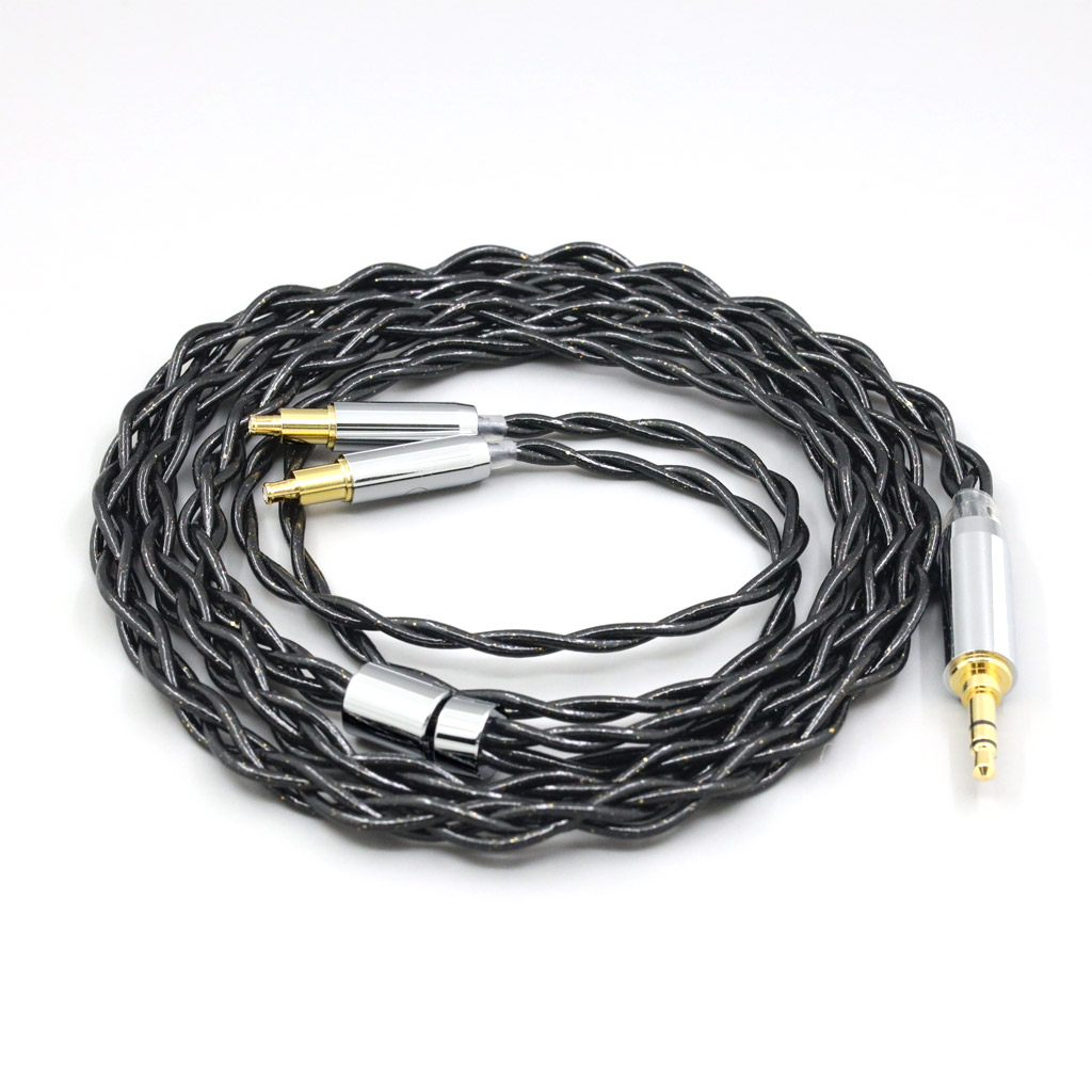 Nylon 99% Pure Silver Palladium Graphene Gold Shield Cable For Audio Technica ATH-ADX5000 ATH-MSR7b 770H 990H A2DC Headphone