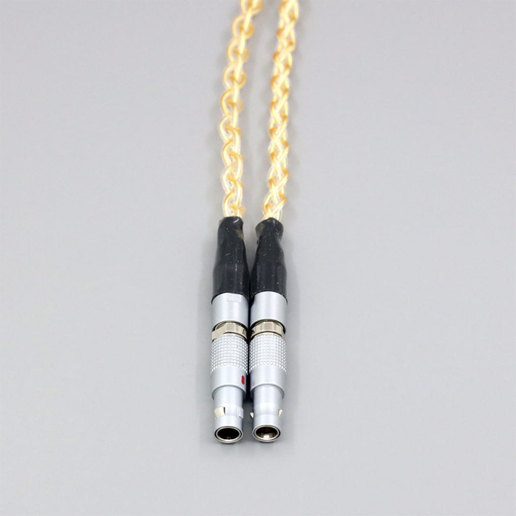 8 Core 99% 7n Pure Silver 24k Gold Plated Earphone Cable For Ultrasone Veritas Jubilee 25E 15 Edition ED 8EX ED15