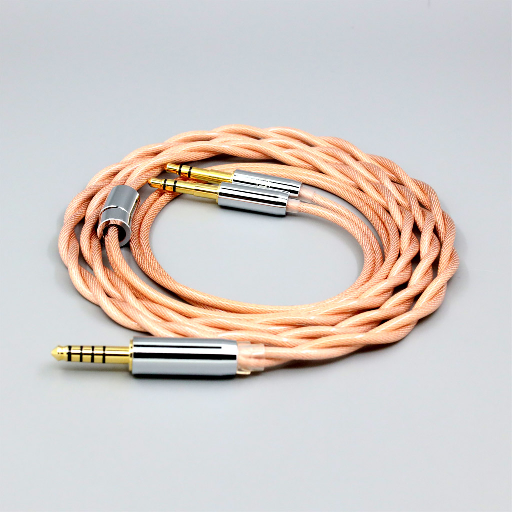 Type6 756 core Shielding 7n Litz OCC Earphone Cable For Final Audio D8000 AFDS pro Design Pandora Hope vi