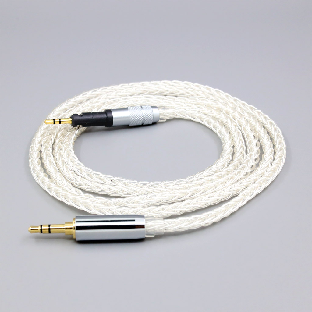 8 Core 99% 7n Pure Silver Palladium Earphone Cable For Audio Technica ATH-M50x ATH-M40x ATH-M70x ATH-M60x