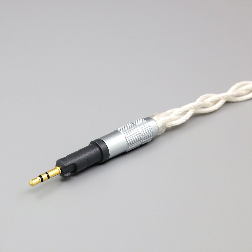 Graphene 7N OCC Silver Plated Type2 Earphone Cable For Audio Technica ATH-M50x ATH-M40x ATH-M70x ATH-M60x