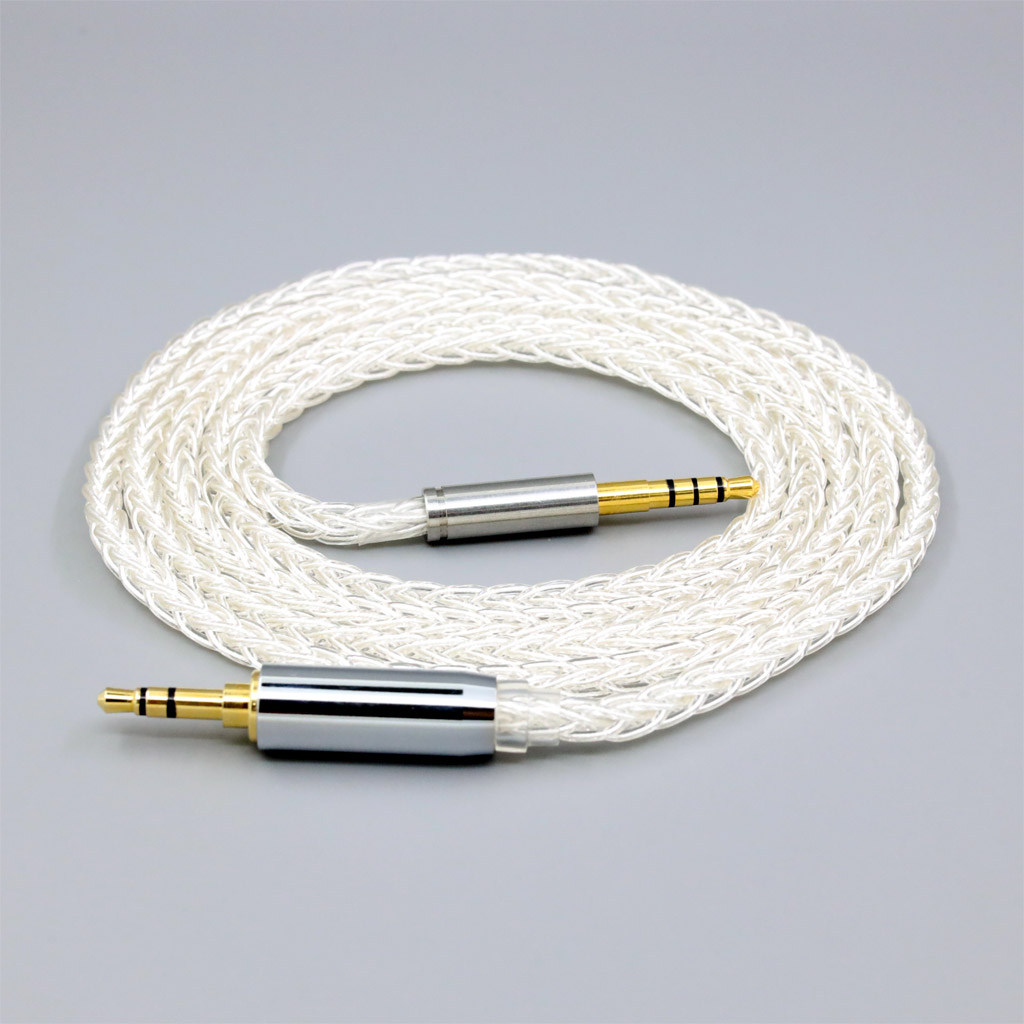 8 Core 99% 7n Pure Silver Palladium Earphone Cable For Denon AH-mm400 AH-mm300 mm200 Beats solo2 solo3