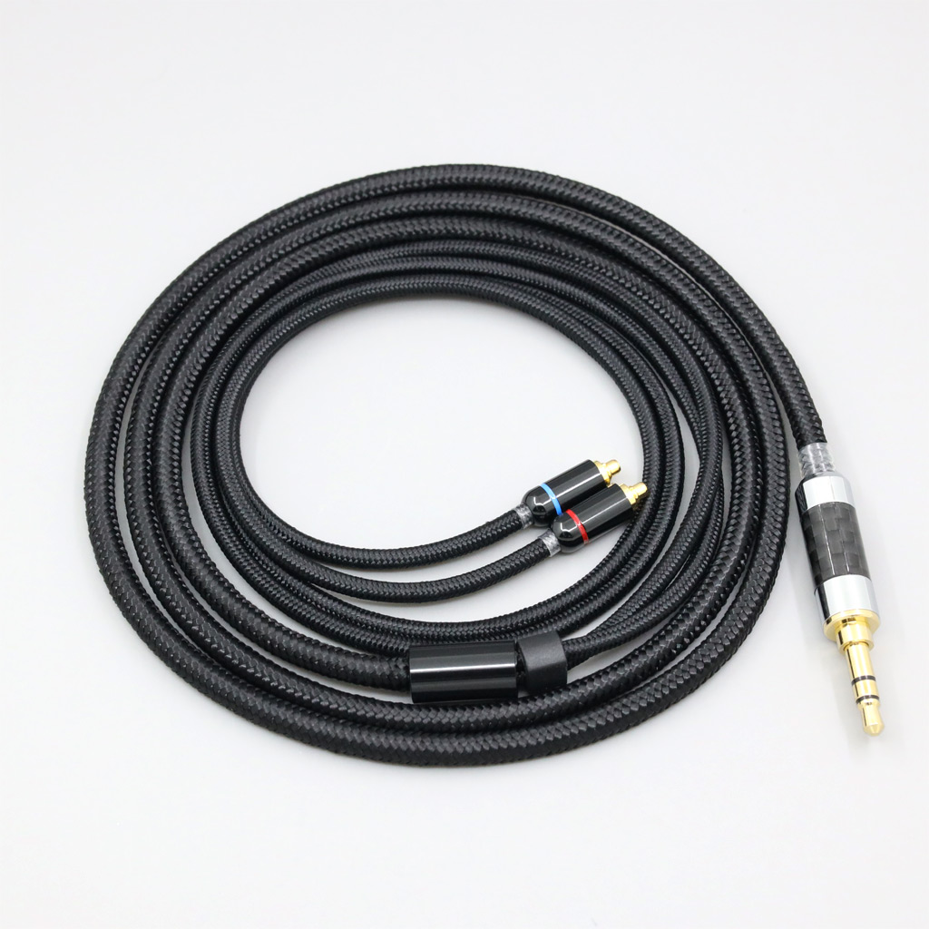 6.5mm XLR 4.4mm Super Soft Headphone Nylon OFC Cable For AKG N5005 N30 N40 MMCX Sennheiser IE300 Earphone