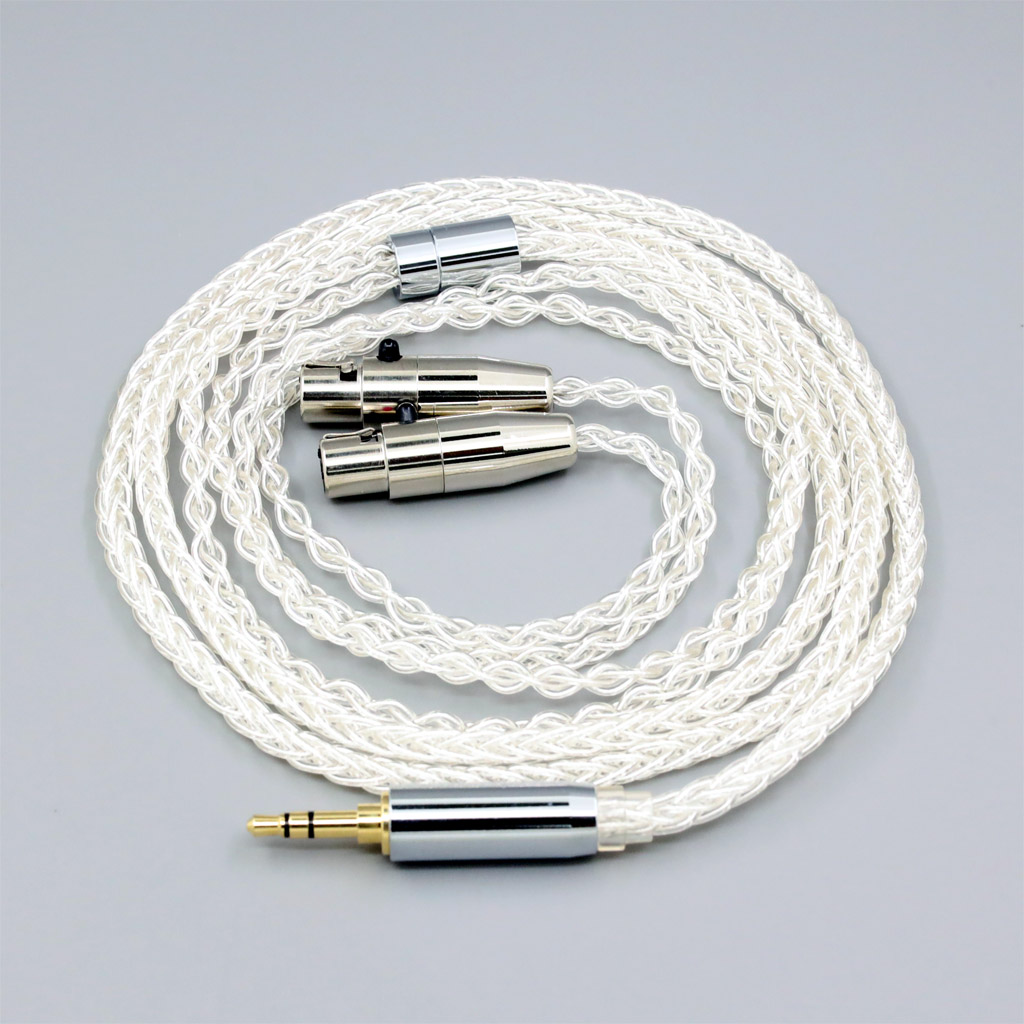 8 Core 99% 7n Pure Silver Palladium Earphone Cable For Audeze LCD-3 LCD-2 LCD-X LCD-XC LCD-4z LCD-MX4 Headphone
