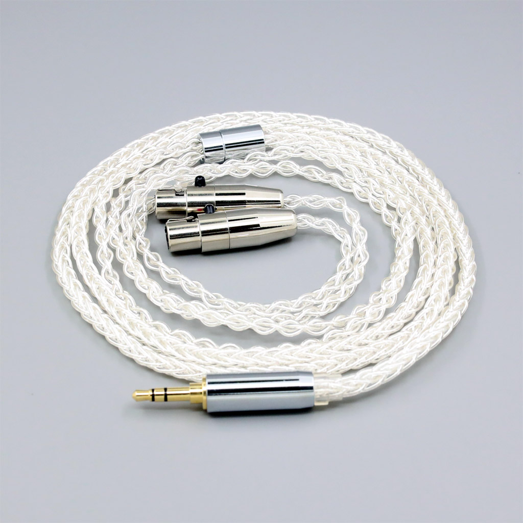 8 Core 99% 7n Pure Silver Palladium Earphone Cable For Audeze LCD-3 LCD-2 LCD-X LCD-XC LCD-4z LCD-MX4 Headphone