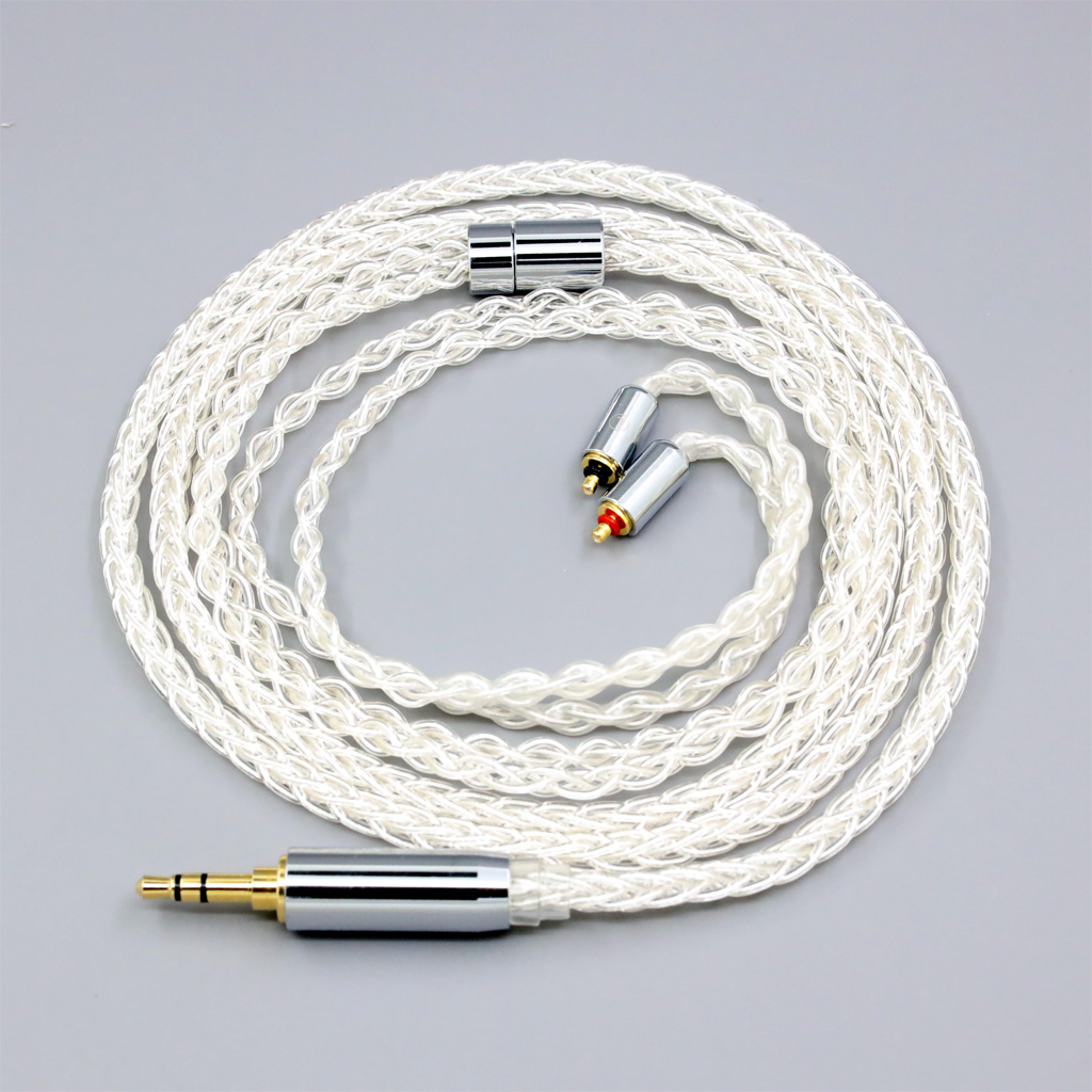 8 Core 99% 7n Pure Silver Palladium Earphone Cable For UE Live UE6Pro Lighting SUPERBAX IPX