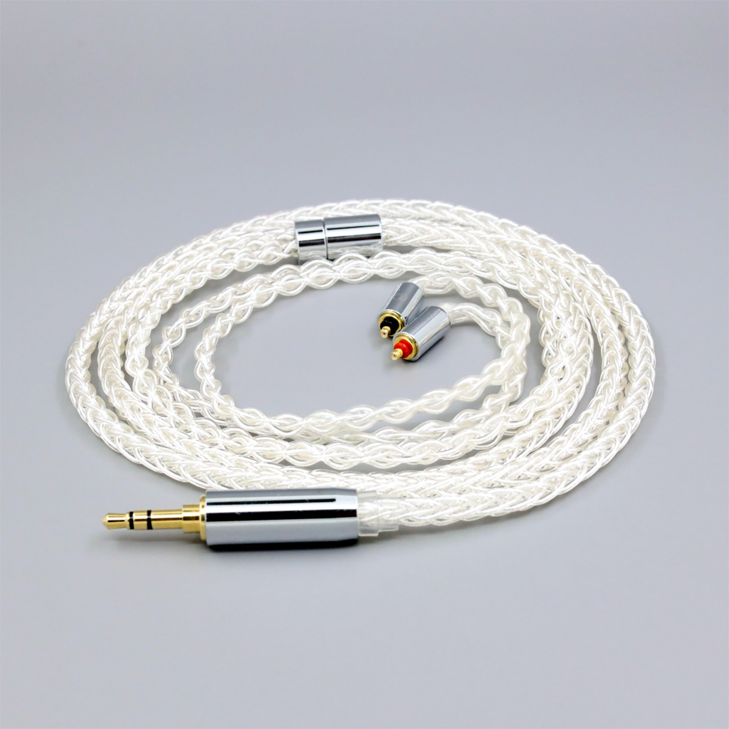 8 Core 99% 7n Pure Silver Palladium Earphone Cable For UE Live UE6Pro Lighting SUPERBAX IPX