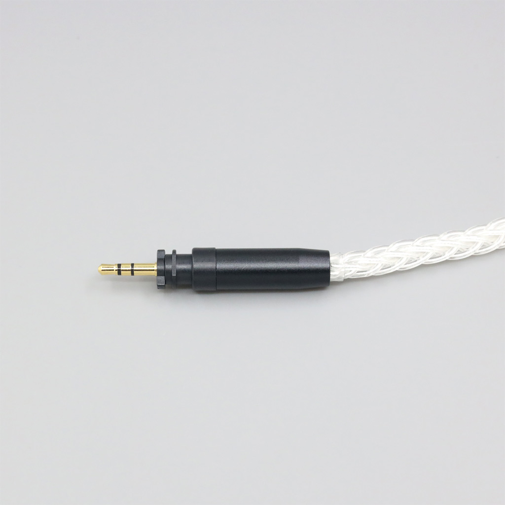 8 Core 99% 7n Pure Silver Palladium Earphone Headphone Cable For Shure SRH440A SRH840A