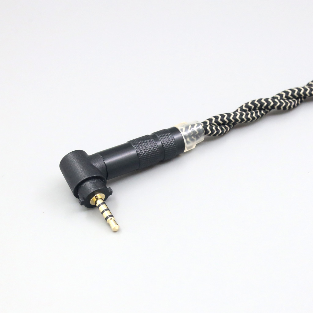 2 Core 2.8mm Litz OFC Earphone Shield Braided Sleeve Cable For Fostex T50RP 50TH Anniversary RP Stereo Headphone