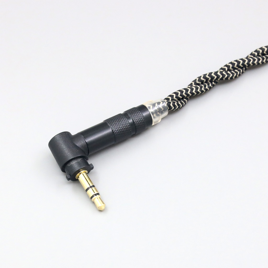 2 Core 2.8mm Litz OFC Earphone Shield Braided Sleeve Cable For Fostex T50RP Mk3 T40RP Mk2 T20RP Mk2 Dekoni Audio Headphone