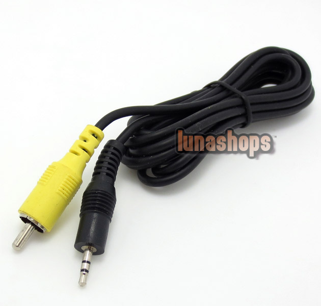 2.5mm Stereo plug Male To RCA AV plug Male Cable Adapter Converter