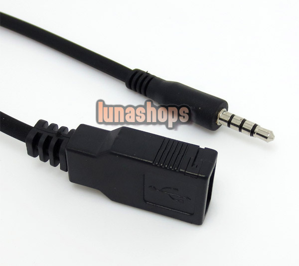 100cm long 3.5mm 4 Poles Female To USB Male Cable Adapter For wholesale Now JD19
