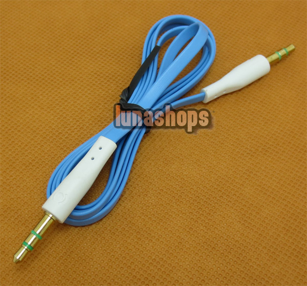 10 Color for choosing 3.5mm male to Male Audio Cable 100cm long Small Flat JD16