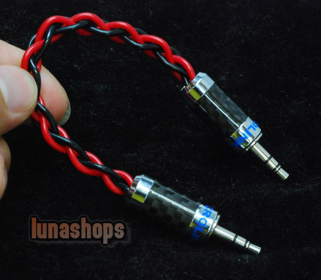 HandMade 3.5mm Acrolink Adapter Male To Male Audio Cable Adapter For Amplifier Decoder DAC