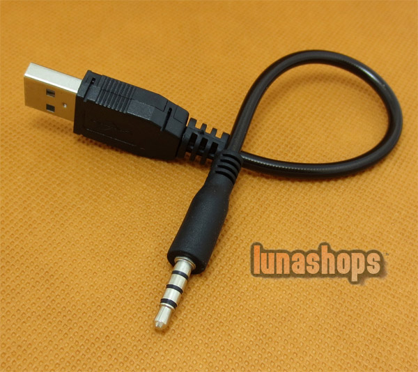3.5mm 4 poles Male To USB Male Stereo Audio Cable Adapter For wholesale Now JD25