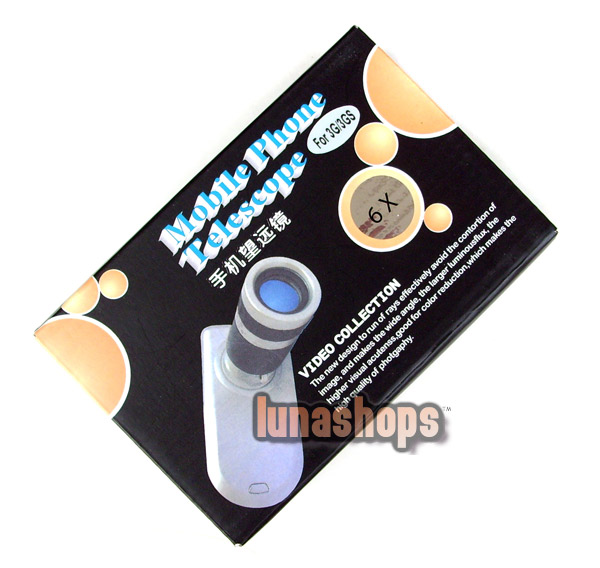 6x Zoom Telescope Camera for Apple iPhone 3G 3GS