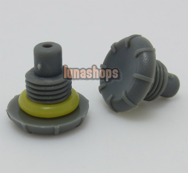 Grey Earphone Headset Cable Adapter Jack Screw for iPhone 4 LifeProof Case Cover