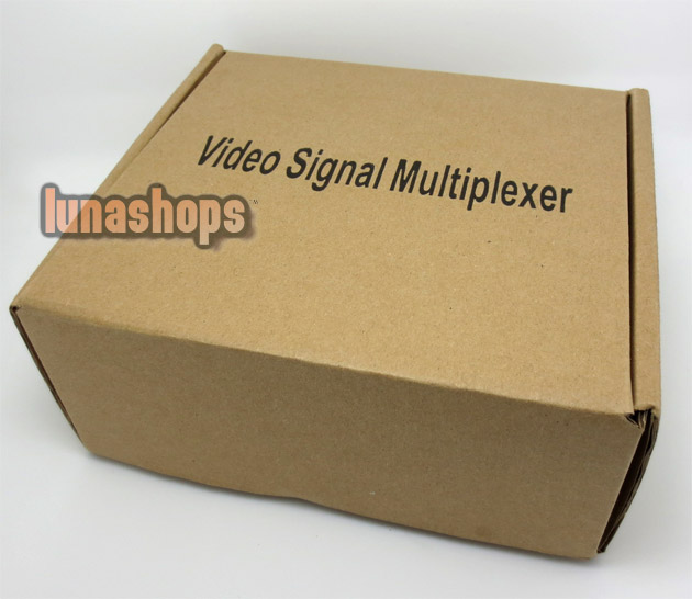 4 Channel Camera BNC Video Signal Multiplexer Box Adapter For CCTV