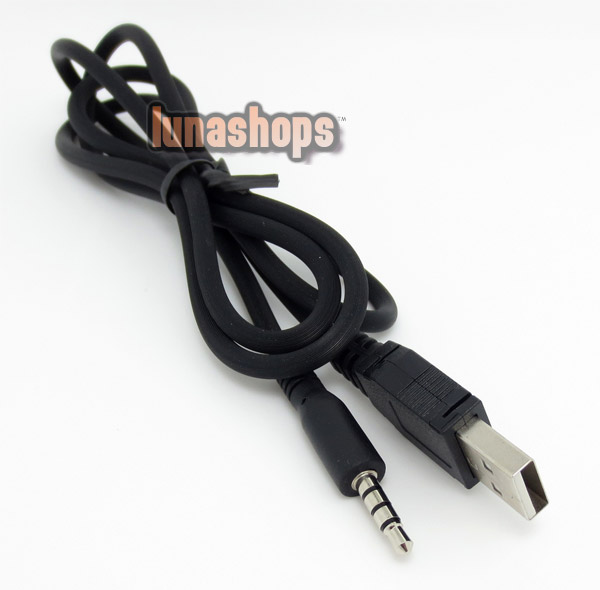100cm long 3.5mm 4 Poles Male To USB Male Cable Adapter For wholesale Now JD19