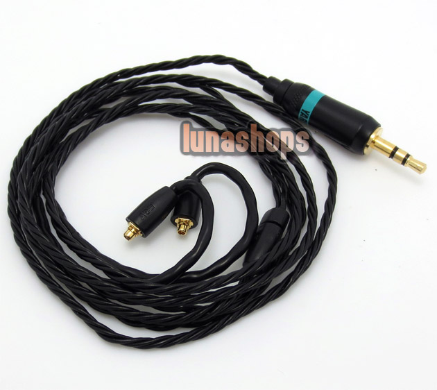 1.2m Custom Handmade Cable For Shure se535 se846 ue900 earphone headset OFC 8N Hifi DIY